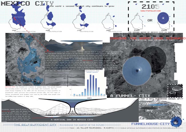 Concours IAAC The Self-Sufficient City, Mexico D.F. 2009