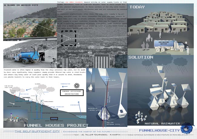 Concours IAAC The Self-Sufficient City, Mexico D.F. 2009