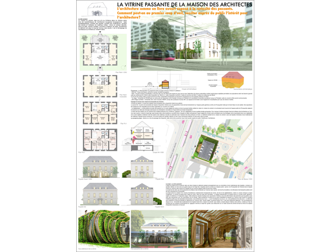 Concours Siège du Conseil Régional l'Ordre des Architectes de Bourgogne, Dijon 2016