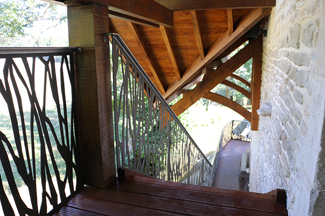 Création garde-corps/passerelle et aménagement extérieur Gîtes, Volnay 2016